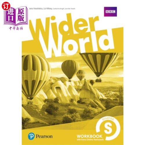 海外直订Wider World Starter Workbook with Extra Online H... 更广泛的世界Starter练习册与额外的在线作业包
