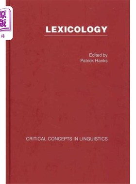 海外直订Lexicology 词汇学