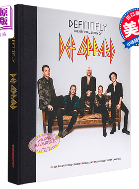 威豹乐队的官方故事 英国摇滚 Definitely Official Story of Def Leppard 英文原版 重金属新浪潮代表乐队【中商原版】