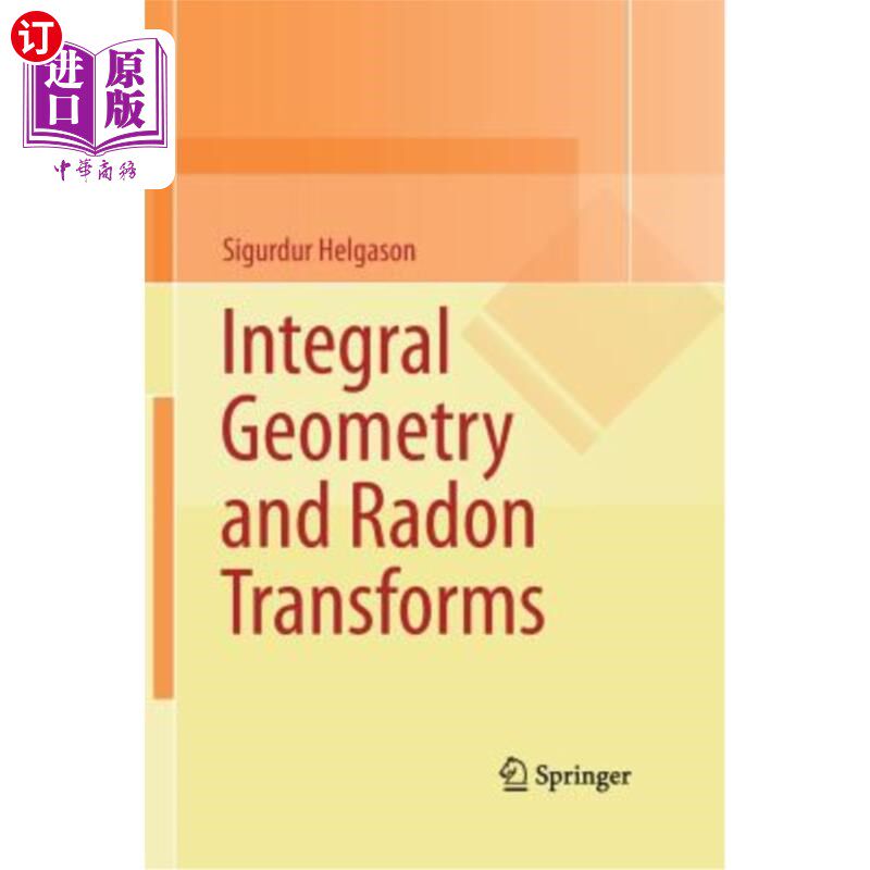 海外直订Integral Geometry and Radon Transforms 积分几何与氡变换