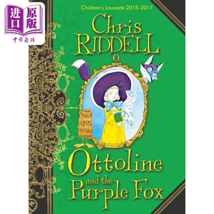 Purple 奥托琳与紫狐狸 and 克里斯里德尔儿童文学 Fox 中商原版 Riddell 儿童章节故事书精装 Chris Ottoline 英文原版 the