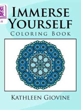 海外直订Immerse Yourself: Coloring Book 沉浸其中：画册