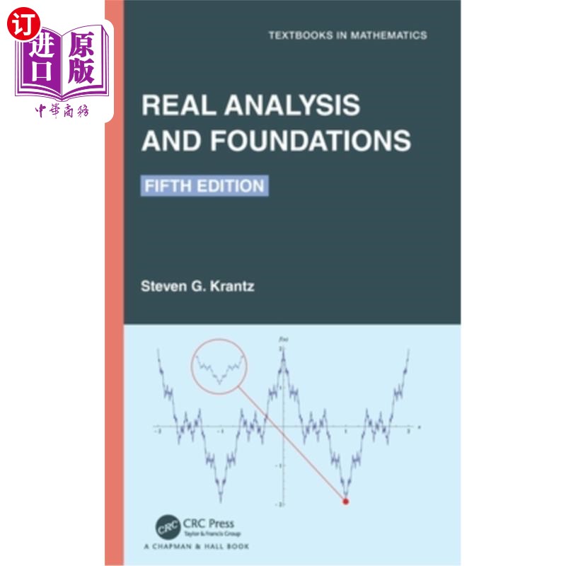 海外直订Real Analysis and Foundations 真实分析与基础:第五版
