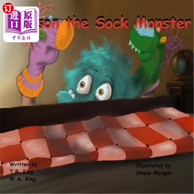 海外直订Samson the Sock Monster 袜子怪物参孙