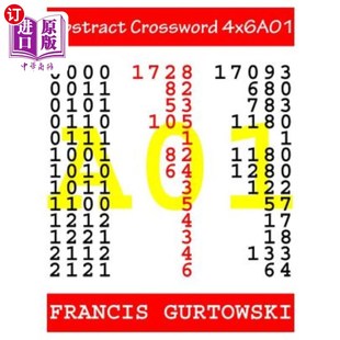 海外直订Abstract 摘要填字游戏4x6A01 Crossword 4x6A01