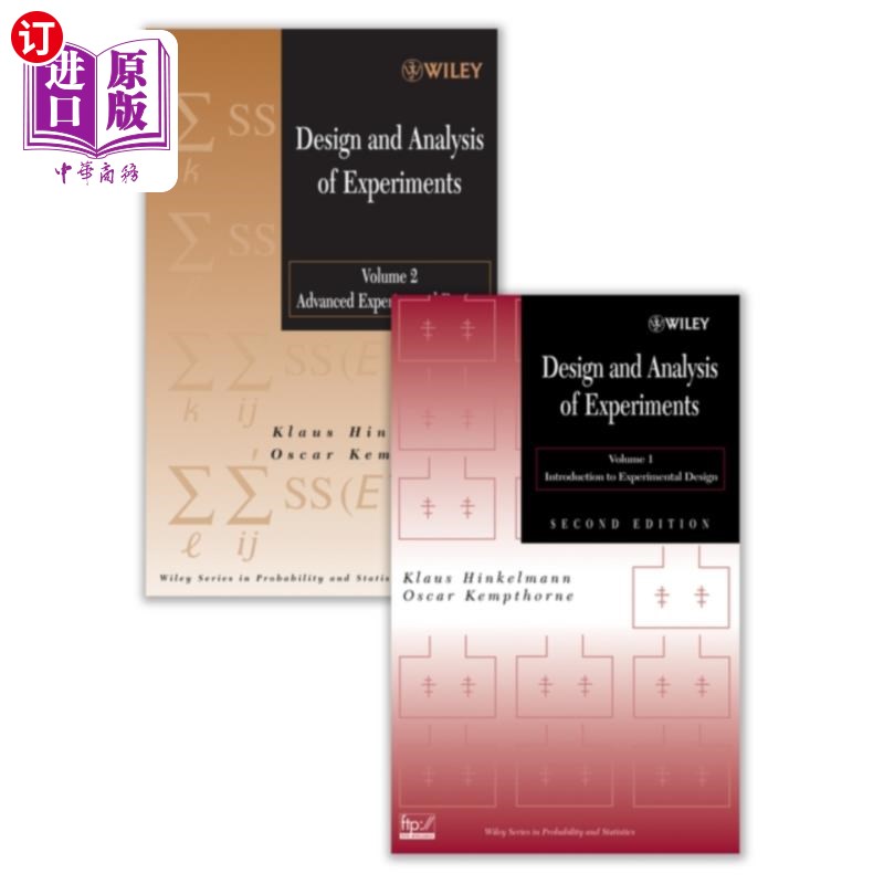海外直订Design and Analysis of Experiments Set 实验装置的设计与分析