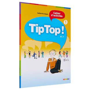 预售 少儿法语教材 Tip Top 练习册1 法文原版 Tip Top niveau 1 2010 CAHIER Catherine Adam【中商原版】