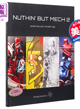 现货 机械设计作品集2 英文原版 Nuthin' but Mech 2  Jessica Hoffmann  Design Studio Press【中商原版】