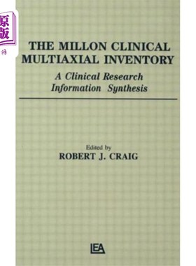 海外直订Millon Clinical Multiaxial Inventory 百万临床多轴量表