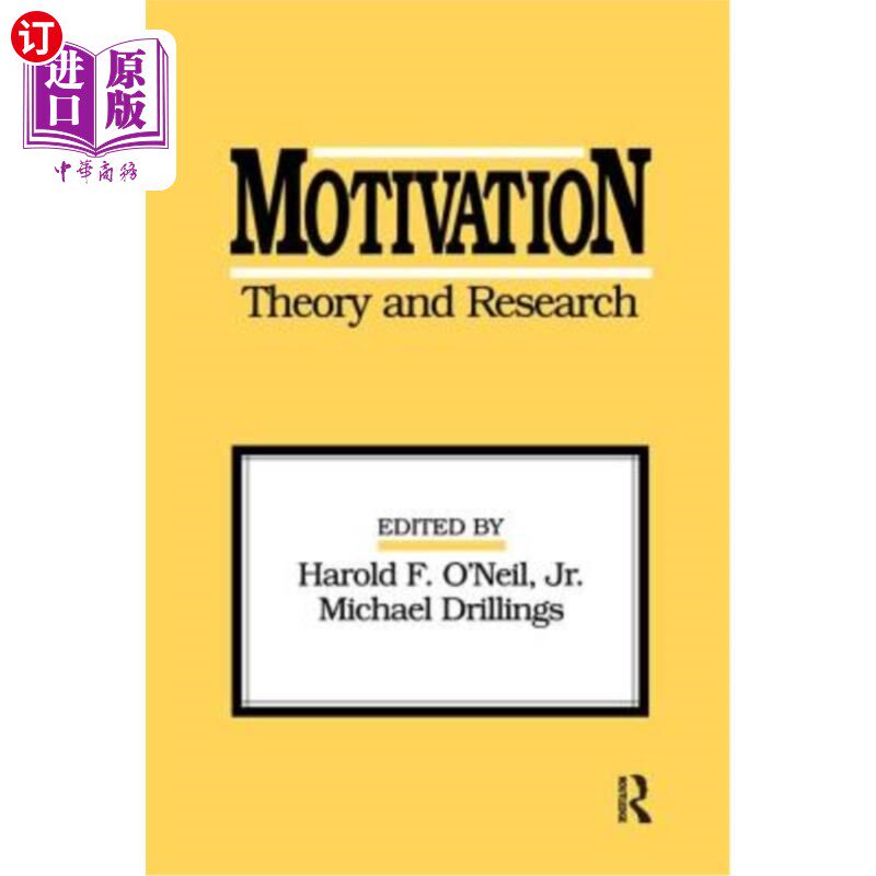 海外直订Motivation: Theory and Research 《动机:理论与研究
