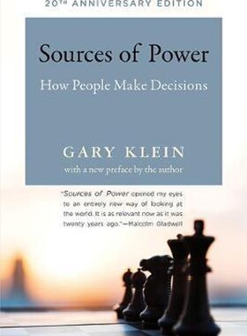 现货 【中商原版】加里 克莱 如何作出正确决策（20周年纪念版）英文原版 Sources of Power 管理科学