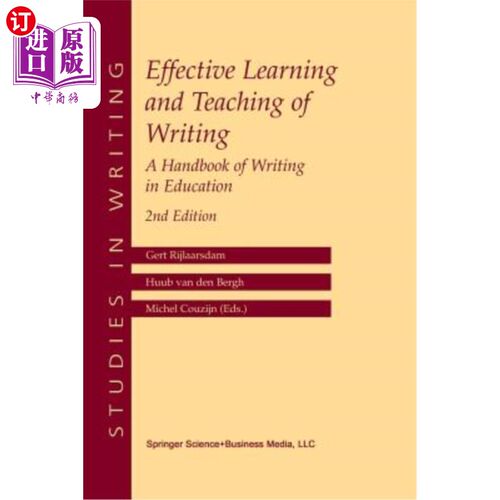 海外直订Effective Learning and Teaching of Writing: A Handbook of Writing in Education 有效的写作学习与教学：教育写