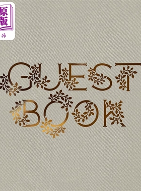 预售 婚礼留言簿 Wedding Guest Book An Heirloom Quality Guest Book 英文原版 Korie Herold 爱情与婚姻【中商原版】