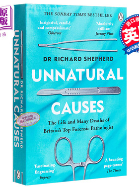 理查德 谢泼德 Unnatural Causes 英文原版 非自然死亡 外科医生真实案件 Dr Richard Shepherd 【中商原版】