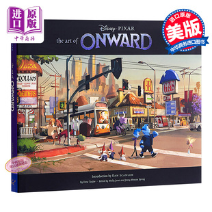 魔法 The 迪斯尼电影 中商原版 动画 现货 皮克斯 电影设定集 Art 英文原版 二分之一 Onward
