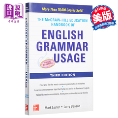 预售 【中商原版】麦克劳希尔英语语法及用法手册（第3版）英文原版 McGraw-Hill Education Handbook of English Grammar & Usage