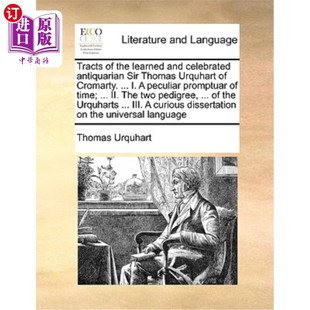 海外直訂Tracts 著名古物學家托馬 Cromarty Celebrated Learned 克羅馬蒂 Sir the Thomas Urquhart Antiquarian and