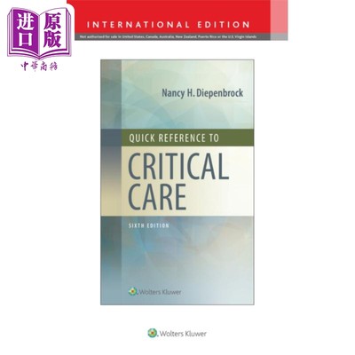 现货 重症护理快速参考 第6版 Quick Reference to Critical Care 英文原版 Nancy H Diepenbrock 医学【中商原版】