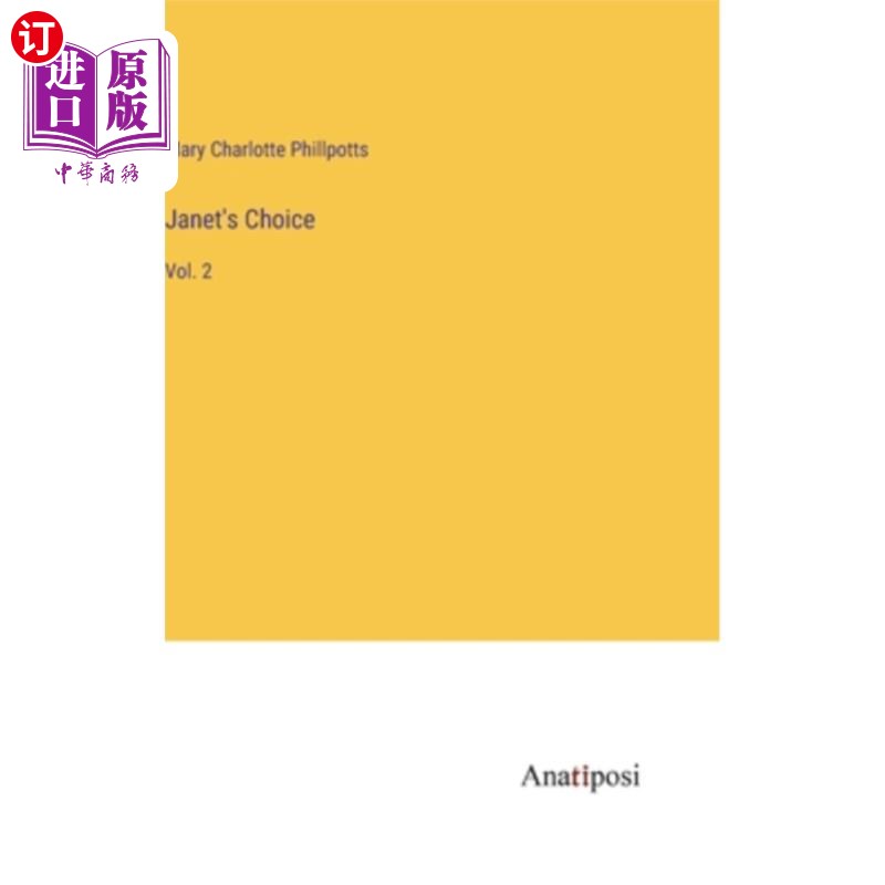 海外直订Janet's Choice: Vol. 2 珍妮特的选择:第二卷