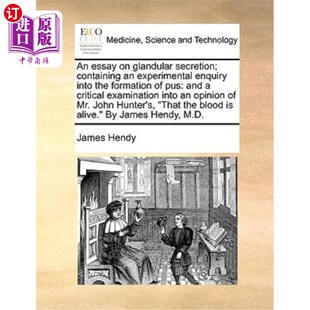 Glandular 论文 关于腺体分泌 Enquiry Essay Into Containing Secretion; For 海外直订医药图书An the Experimental