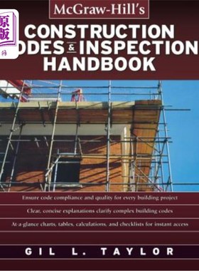 海外直订Construction Codes and Inspection Handbook 施工规范和检验手册