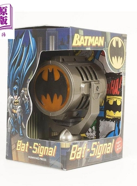 蝙蝠侠 蝙蝠信号灯 桌面迷你摆件 Batman Metal Die-Cast Bat-Signal: Deluxe 英文原版【中商原版】