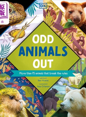 现货 DK奇怪的动物 Odd Animals Out 英文原版 儿童科普绘本 自然科学百科 知识图画书 精装进口 儿童读物 7-10岁【中商原版】