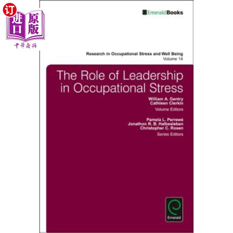 海外直订医药图书The Role of Leadership in Occupational Stress 领导在职业压力中的作用