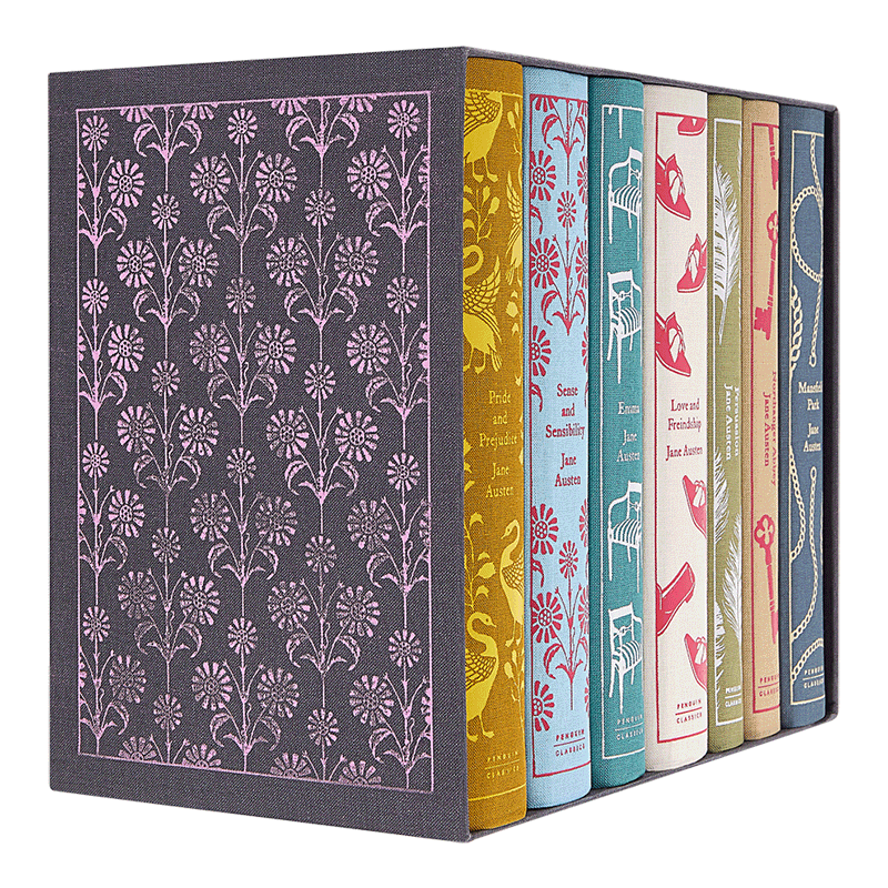 预售 企鹅布纹布面经典 简奥斯汀全集收藏版 7册 英文原版 Jane Austen The Complete Works 理智与情感 傲慢与偏见 爱玛 英文系列