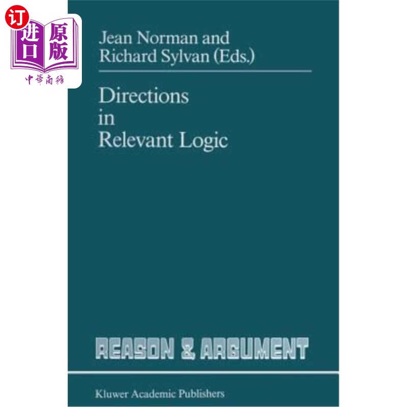 海外直订Directions in Relevant Logic相关逻辑说明-封面