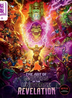 现货 宇宙巨人希曼 启示录 的艺术 The Art of Masters of the Universe Revelation Mattel 网飞奇幻动画 英文原版【中商原版】