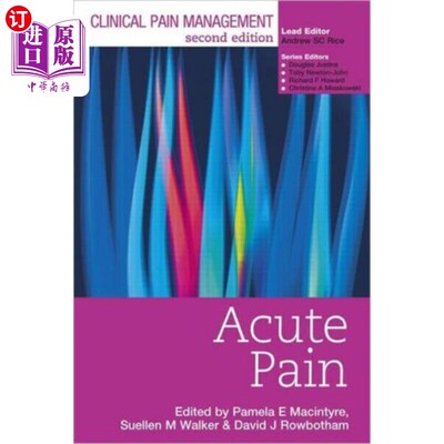 海外直订医药图书Clinical Pain Management : Acute Pain 临床疼痛管理:急性疼痛