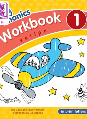 Jolly Phonics Workbook 1 In Print Letters American English Edition 快乐自然拼读练习册1【中商原版】
