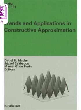 海外直订Trends and Applications in Constructive Approximation 构造逼近的发展趋势及应用