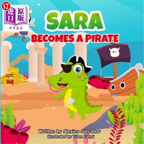 海外直订Sara becomes a pirate 萨拉变成了海盗