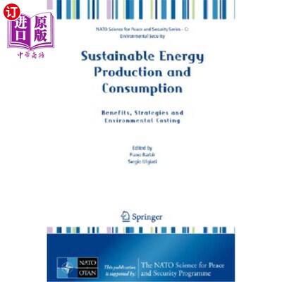 海外直订Sustainable Energy Production and Consumption: Benefits, Strategies and Environm 可持续能源生产与消费:效益、策