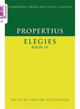 海外直订Propertius: Elegies Propertius:哀歌