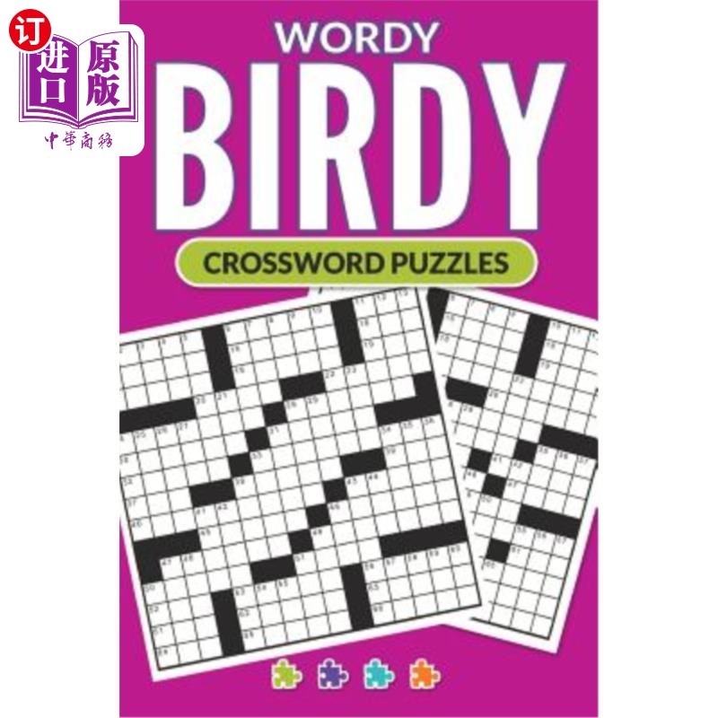 海外直订Wordy Birdy- Crossword Puzzles冗长的鸟-纵横字谜