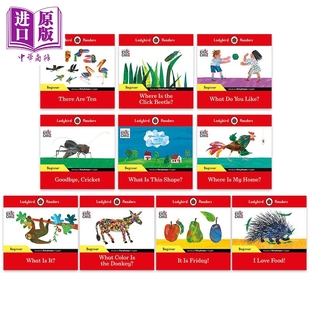 Ladybird Readers Beginner Level Eric Carle 英文原版小飘虫阅读分级指导 初级 艾瑞卡尔系列10册 ELT分级读物【中商原版】
