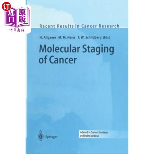 海外直订医药图书Molecular Staging of Cancer 癌症的分子分期