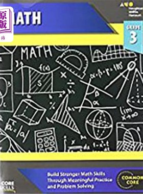 海外直订Core Skills Mathematics Workbook Grade 3 Steck Vaughn核心技能数学：3级练习册