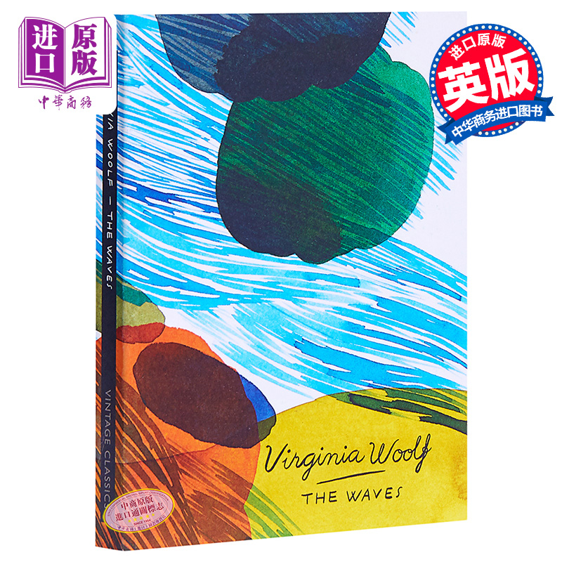 预售 【中商原版】伍尔夫经典系列：海浪 英文原版 The Waves (Vintage Classics Woolf Series) 经典文学 书籍/杂志/报纸 原版其它 原图主图