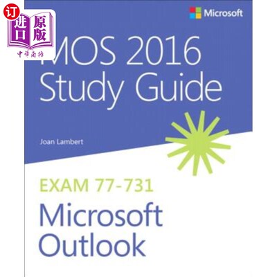 海外直订Mos 2016 Study Guide for Microsoft Outlook Mos 2016 Microsoft Outlook学习指南