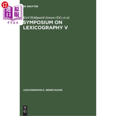 海外直订Symposium on Lexicography V 词典学学术研讨会V