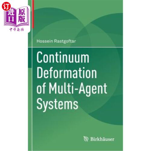 海外直订Continuum Deformation of Multi-Agent Systems 多主体系统的连续变形