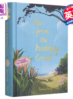 经典小说收藏版系列 远离尘嚣 英文原版 Wordsworth Collectors Editions Far From The Madding Crowd Thomas Hard【中商原?