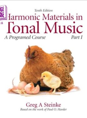 海外直订Harmonic Materials in Tonal Music: A Programmed Course, Part 1 调性音乐中的和声材料：程序课程，第1部分