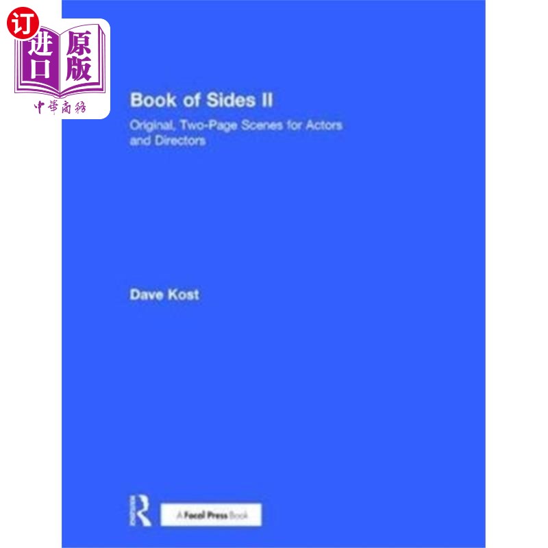 海外直订Book of Sides II: Original, Two-Page Scenes for ... 旁白之书II:演员和导演的原创两页场景