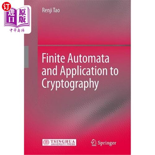 海外直订Finite Automata and Application to Cryptography 有限自动机及其在密码学中的应用