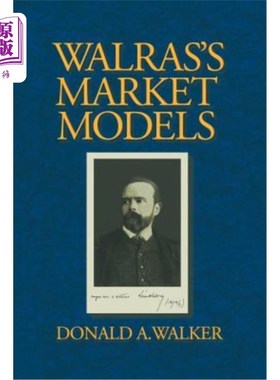 海外直订Walras's Market Models 沃尔拉斯的市场模型